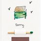"Sorry" Wish Card