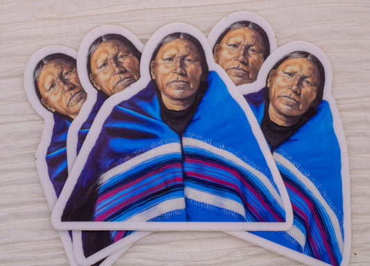 Blanket Man Sticker
