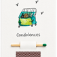 "Condolences" Wish Card
