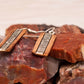 Copper and Silver Earrings