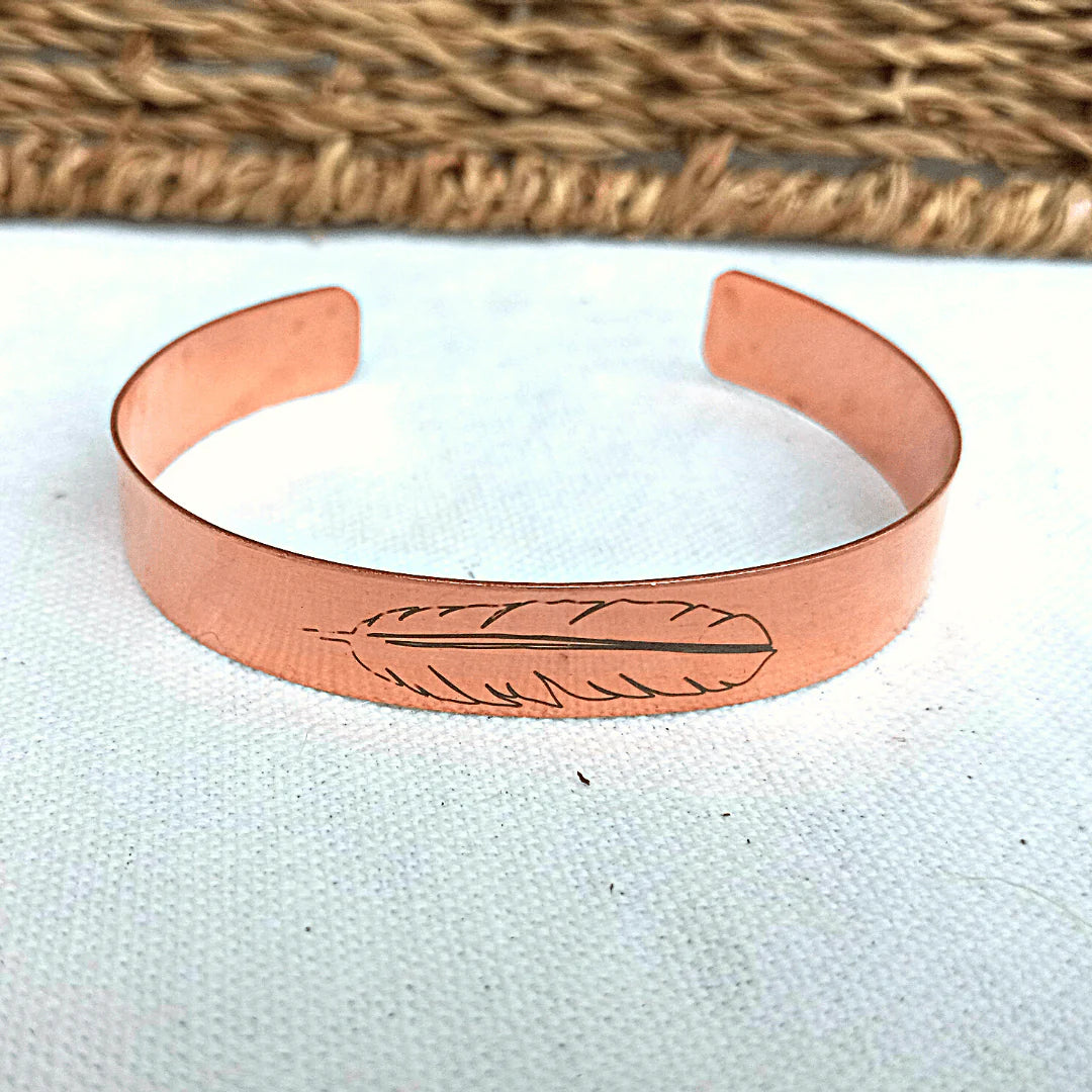 Feather Louella Copper Cuff