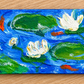 Original Acrylic "Water Lilies" Magnet