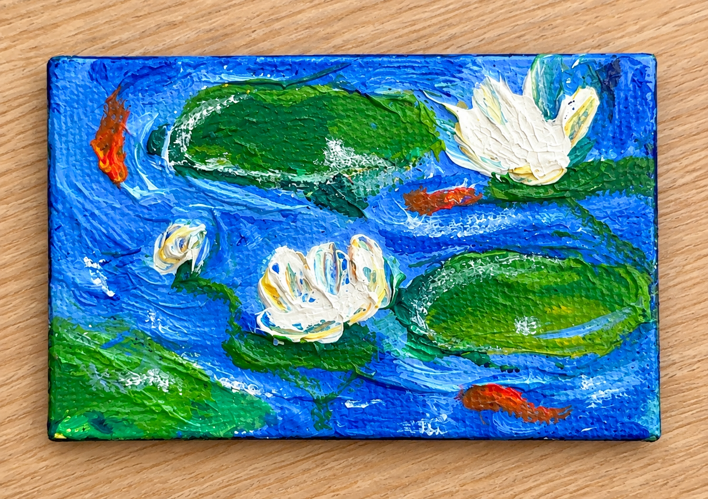 Original Acrylic "Water Lilies" Magnet