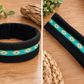 Ear Warmer Headband Black & Turquoise
