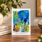 Art Postcard "Cobalt & Green"