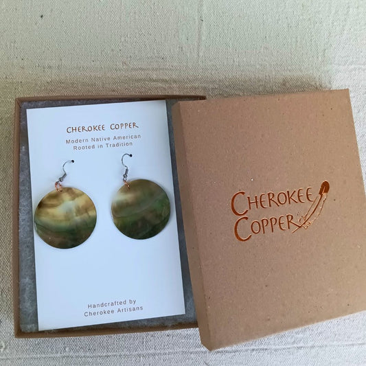 Black Lip Shell Earrings