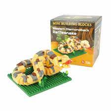 Western Diamondback Rattlesnake Mini Building Blocks