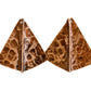 Copper Triangular Earrings