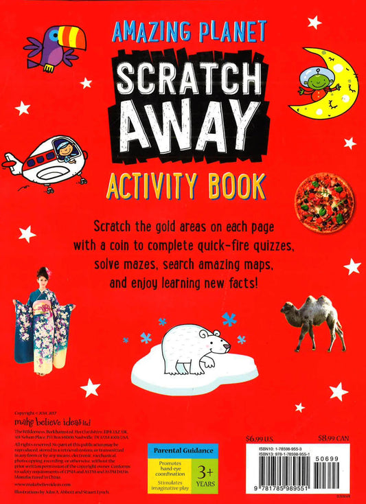 Scratch Away: Amazing Planet Activity Book