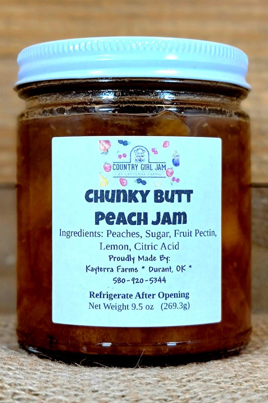 Chunky Peach Jam (Store Pick Up Only)