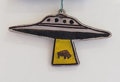UFO Abduction Ornament