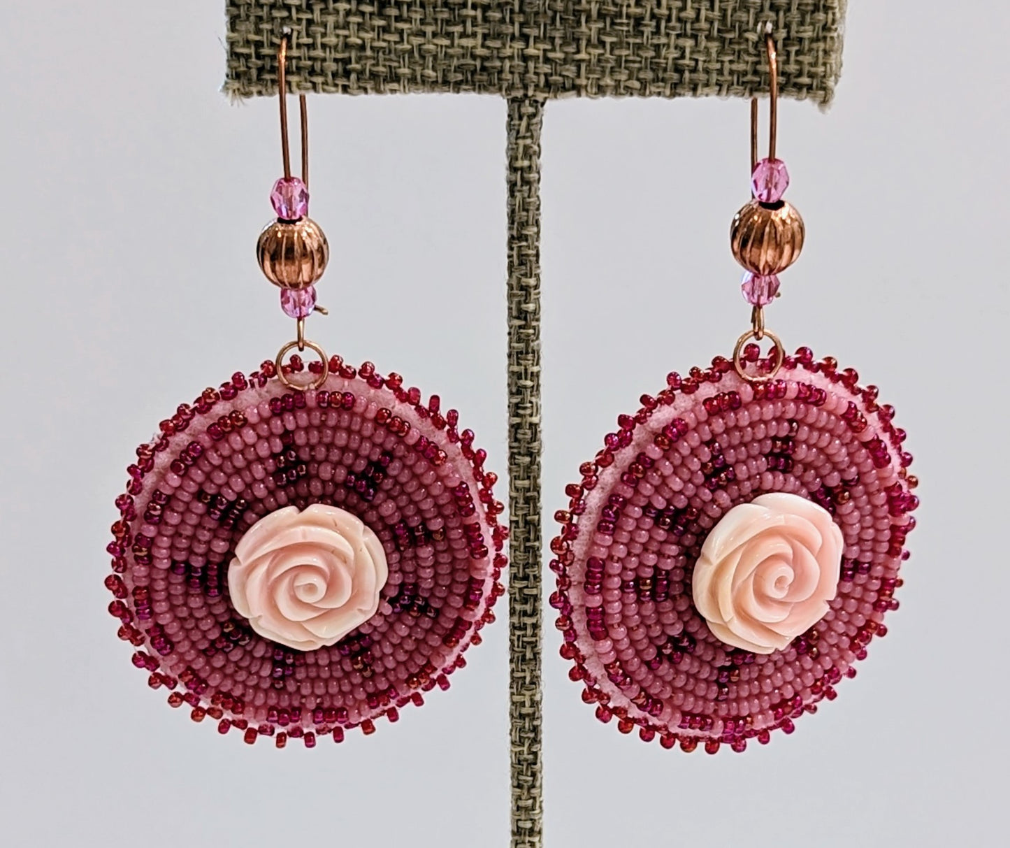 Pink Powwow Earrings