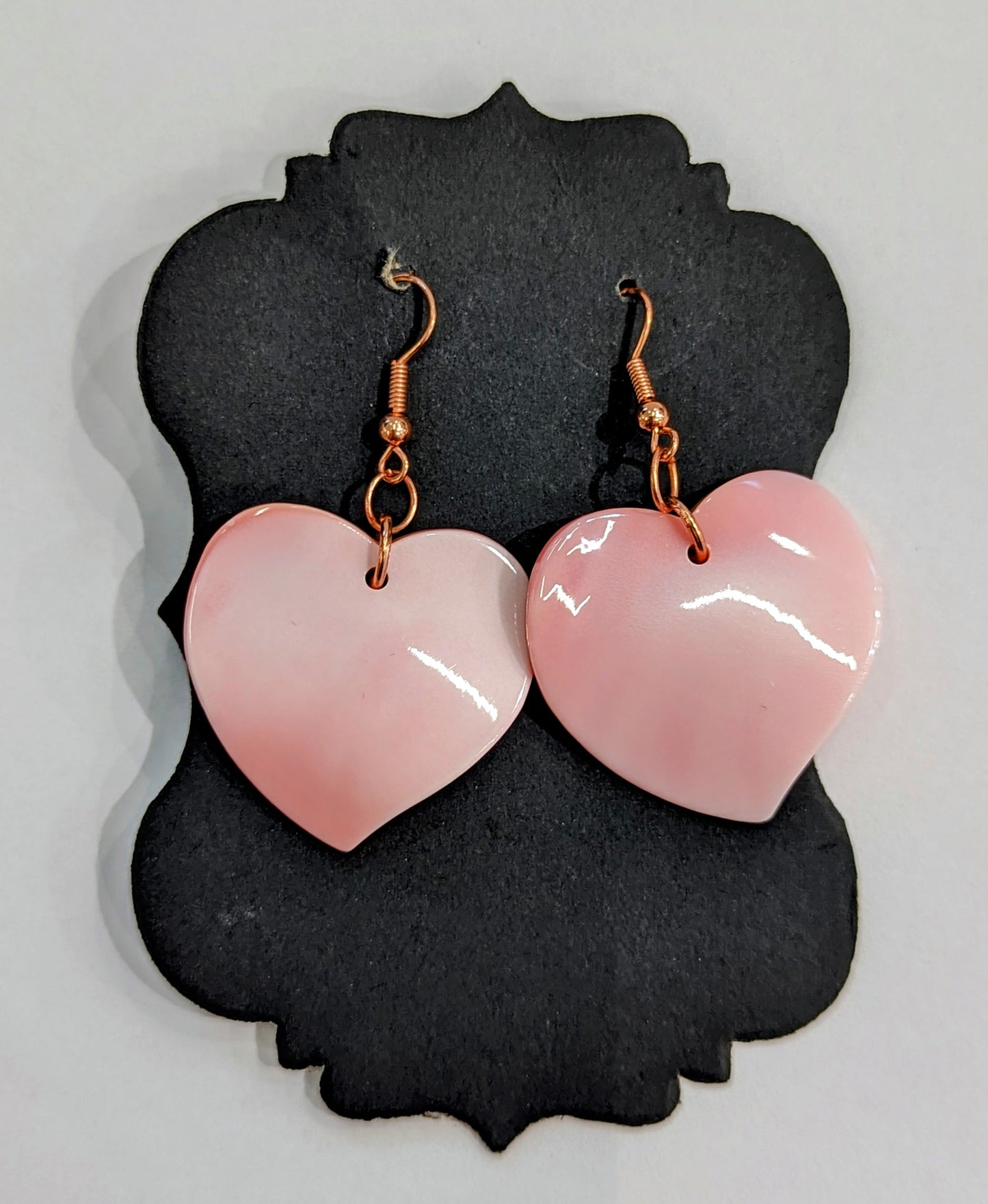 Queen Conch Shell Heart Earrings