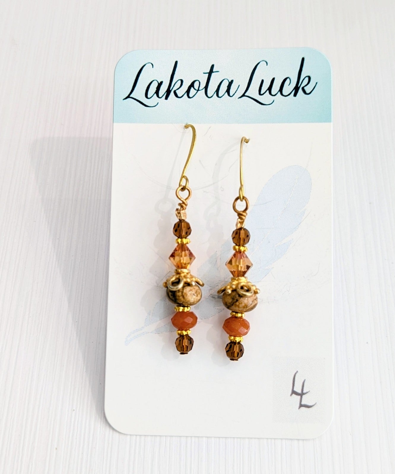 Orange Aventurine Earrings