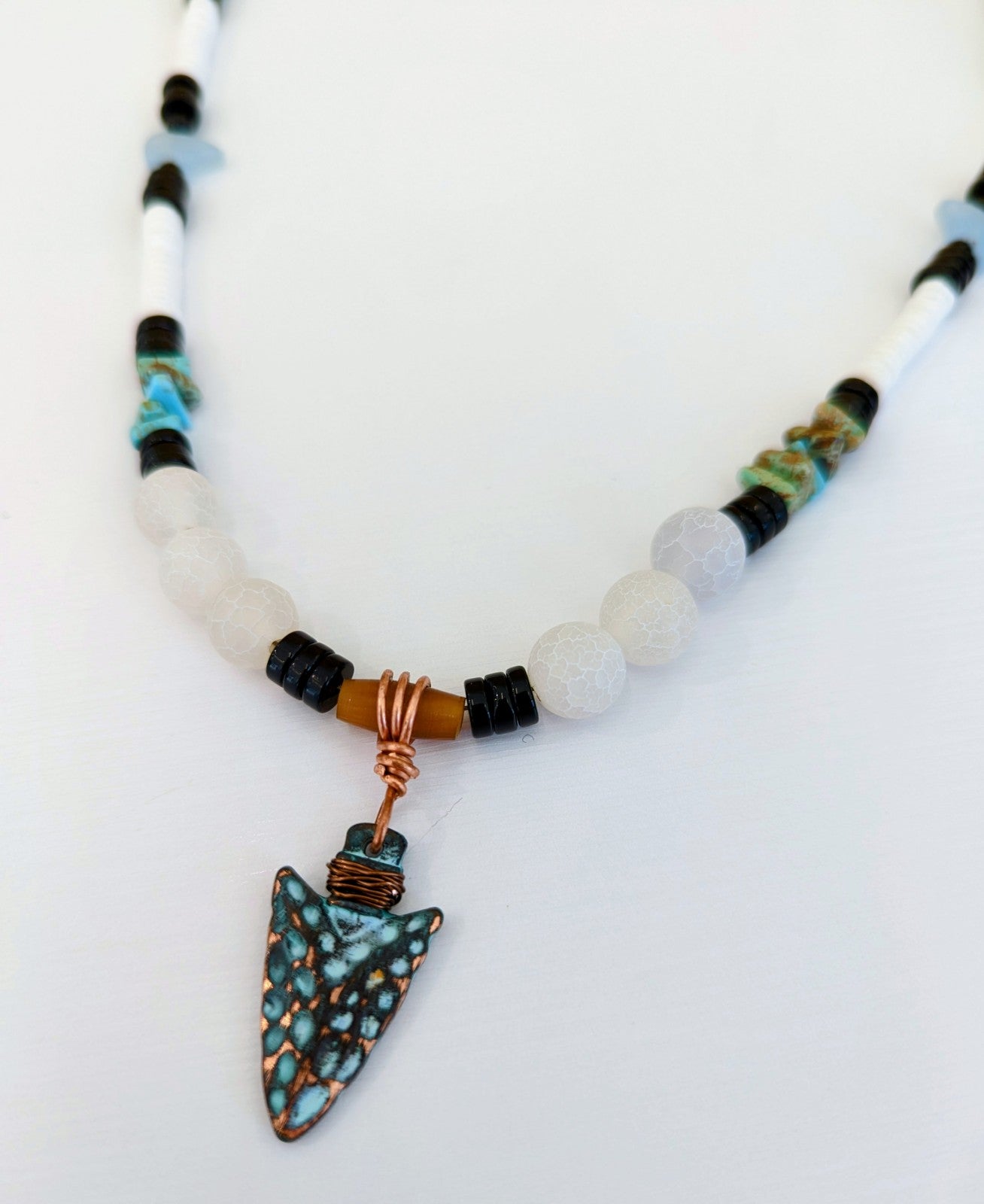 Indian hot sale arrowhead necklace