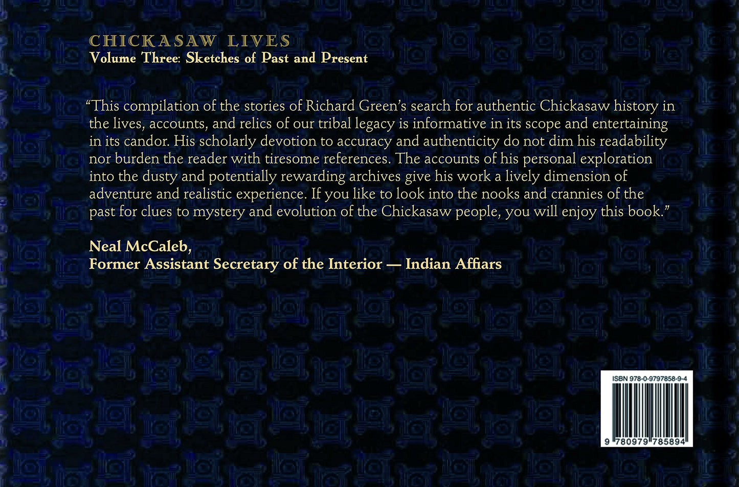 Chickasaw Lives: Sketches of Past and Present (Volume 3)