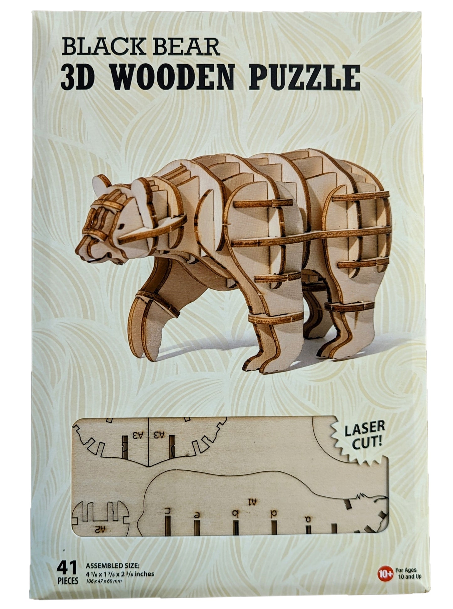 Black Bear - 3D Wooden Puzzle