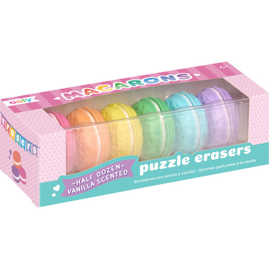 Macaron Erasers