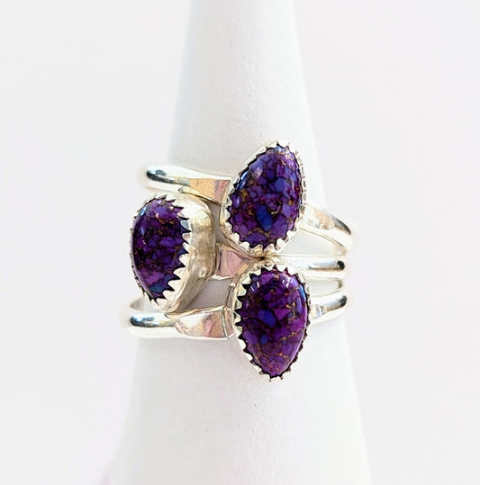 Stackable Mohave Turquoise Ring