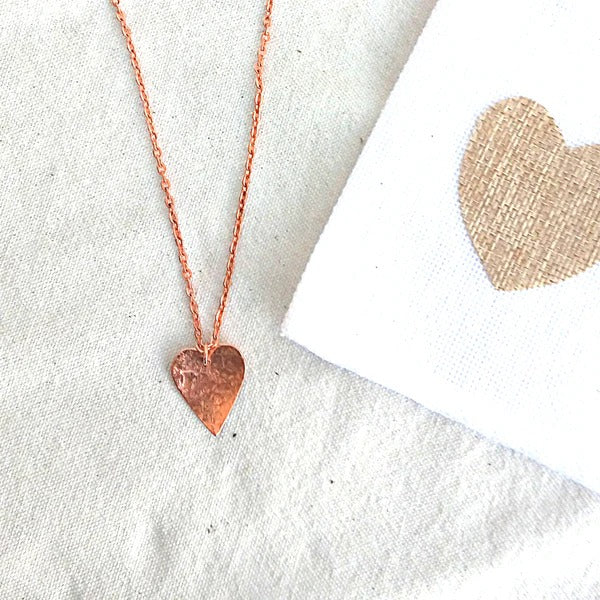 Sofi Copper Heart Necklace
